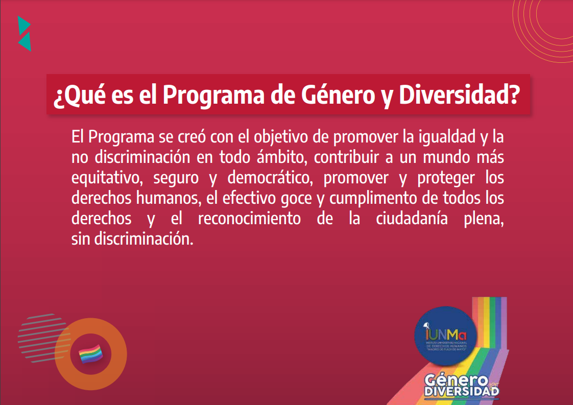 Programa Especial de GÃ©nero y Diversidad