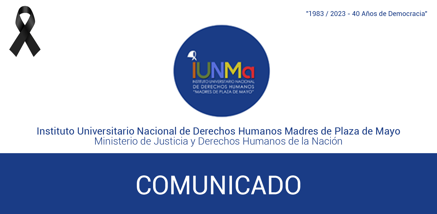 Comunicado IUNMa